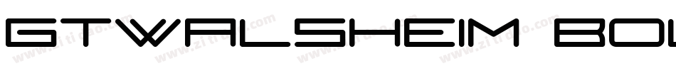 gtwalsheim bold字体转换